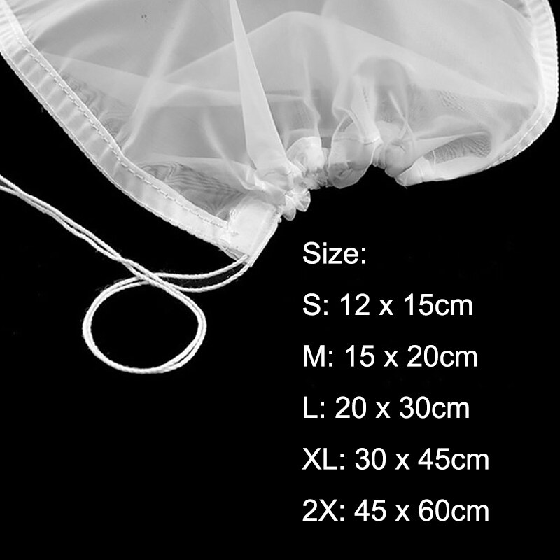 Filet filtrant en Nylon de alimentaire, filet à lait de soja, filtre à vin, maille, réutilisable, café, brassage, passoire à houblon, tamis, outils de cuisine
