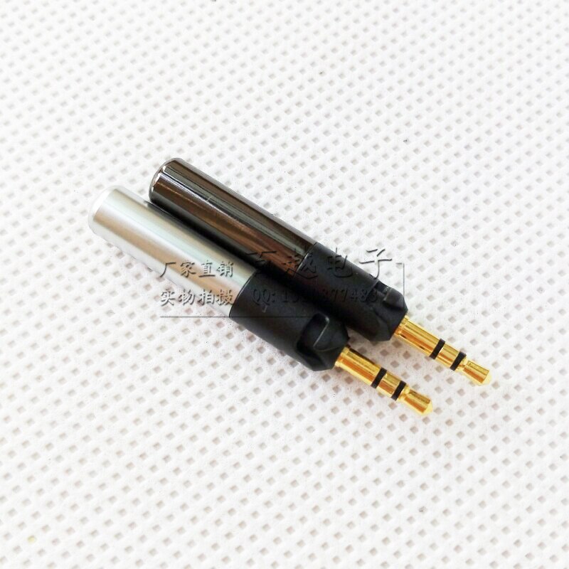 2.5mm headphone Jack Plu g HD598 HD595 HD800 HD518 HD55 8 Connector DIY