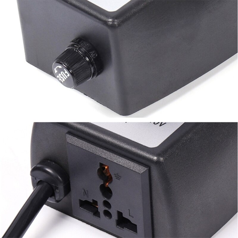Eu Plug 230V Traploze Motor Speed Controller Fan Gouverneur Schakelaar Dimmer Richter