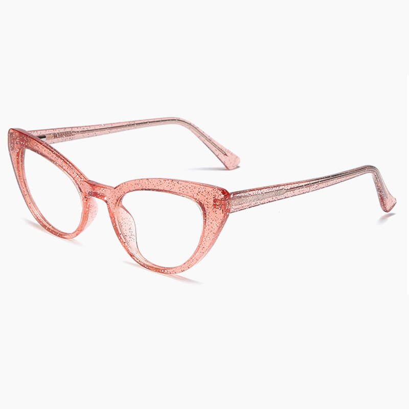 Women Cat-Eye Shape Styles Anti-Blue Ray Digital Device Protection Eyeglasses Frame for Female Eyewear Prescription