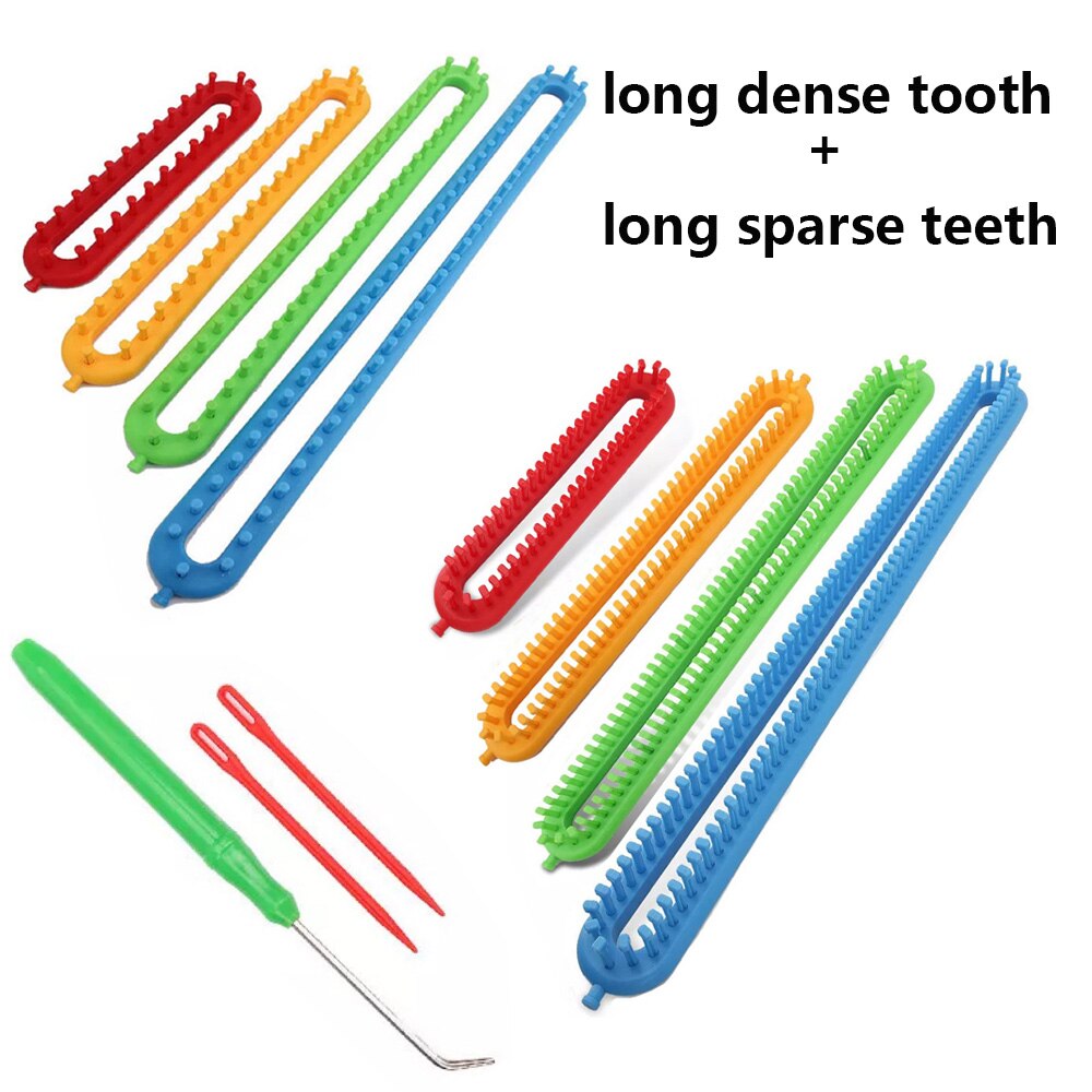 Knitting Machine Sewing Material Accessories Loom Needlework Kit Tools Circular To knit Weaving Handmade Scarf Sock Suture DIY: Sparse and Dense