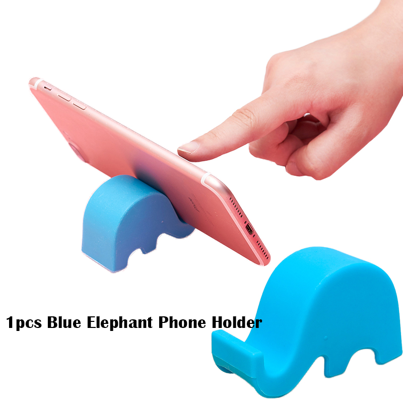 Transparante Vinger Ring Houder Diamond Ring Phone Stand Houder Voor Gsm Vinger Grip Draaibaar Telefoon Ondersteuning Mount Accessoire: ocean blue