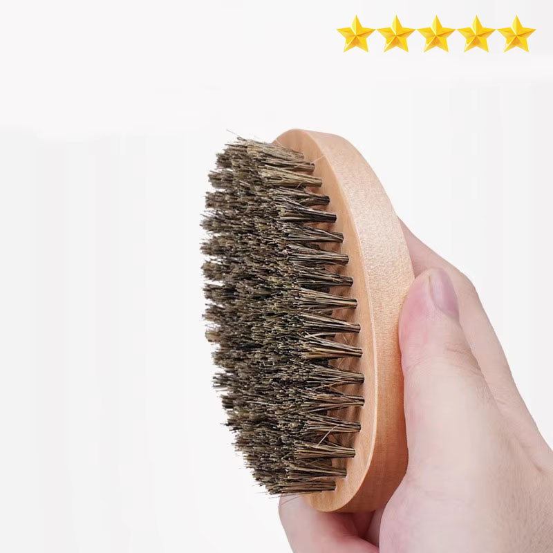 【Ventas calientes】cepillo de cerdas de madera maciza para hombres, herramienta de limpieza de estilo de personalidad, cepillo de peine para Barba