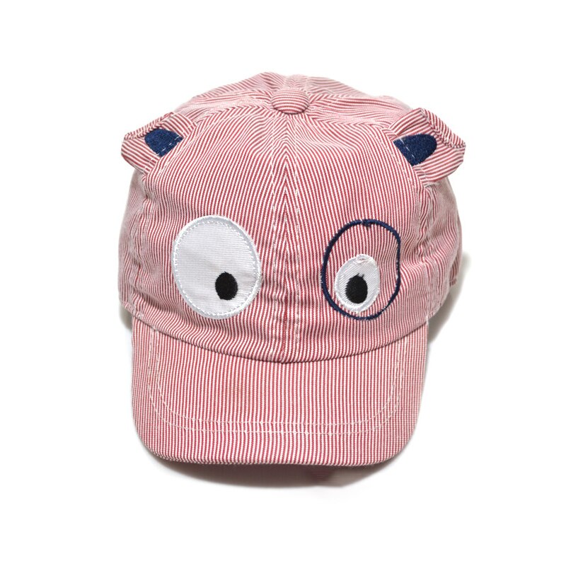 Tecknad baby baseball keps sommar nyfödd bebis hatt flicka pojke kepsar barn spädbarn bomull barn keps småbarn solhatt barn