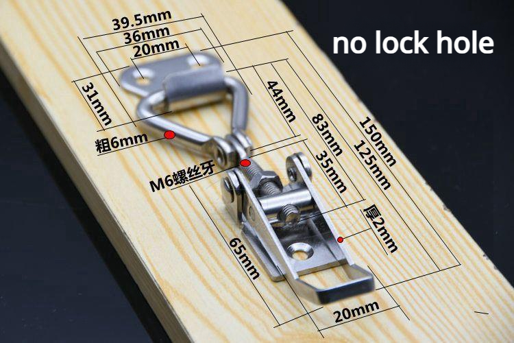 1PCS 304 stainless steel adjustable locking Spring... – Grandado