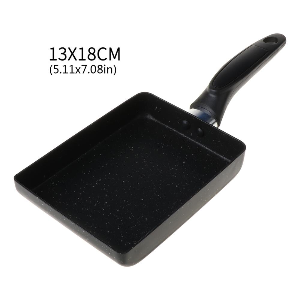 Retangular Omelette Pan Tamagoyaki Egg Pan, Nonstick Maifan Stone, Anti-Scalding Handle for Glass ,Electic Gas Stove: 6