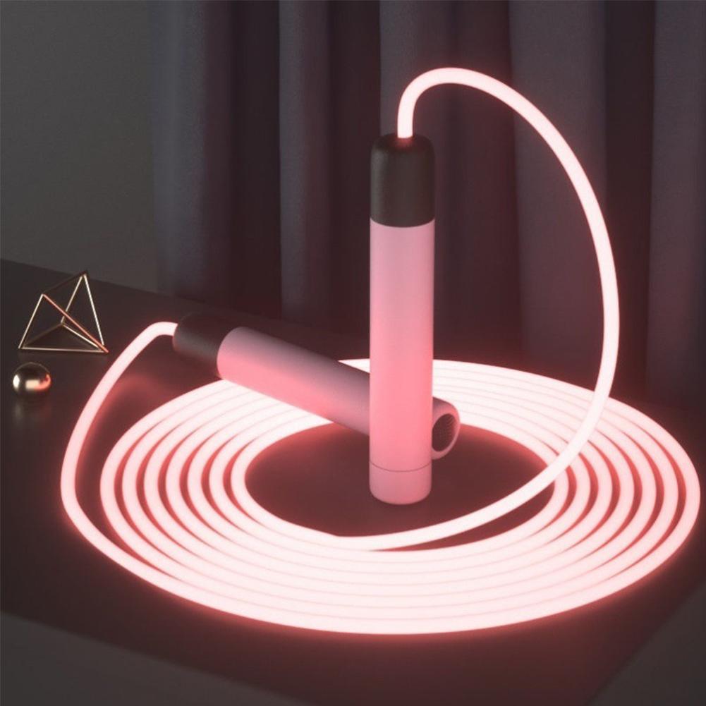 überspringen Einstellbare Nacht Leuchtende Seil Leucht springen überspringen Fitness Hause LED schlank ÜSpund ÜSpund Seile Seil Licht Körper