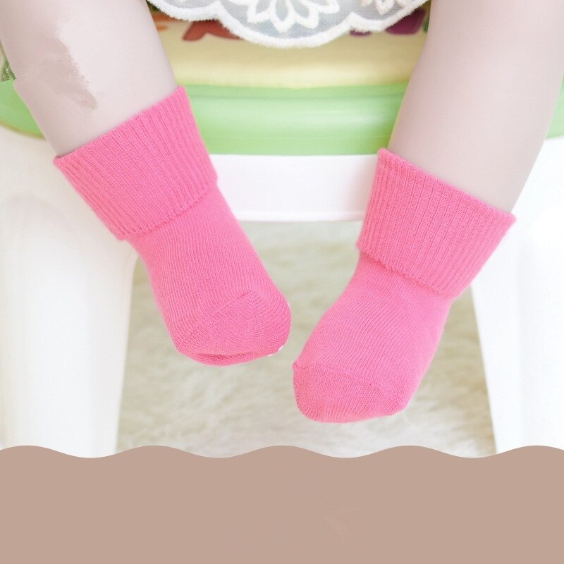 1 Pair Cotton Baby Socks Candy Color Anti Slip Baby Girl Socks Newborn Baby Boy Socks For 0-1 Years Soft Kids Floor Socks