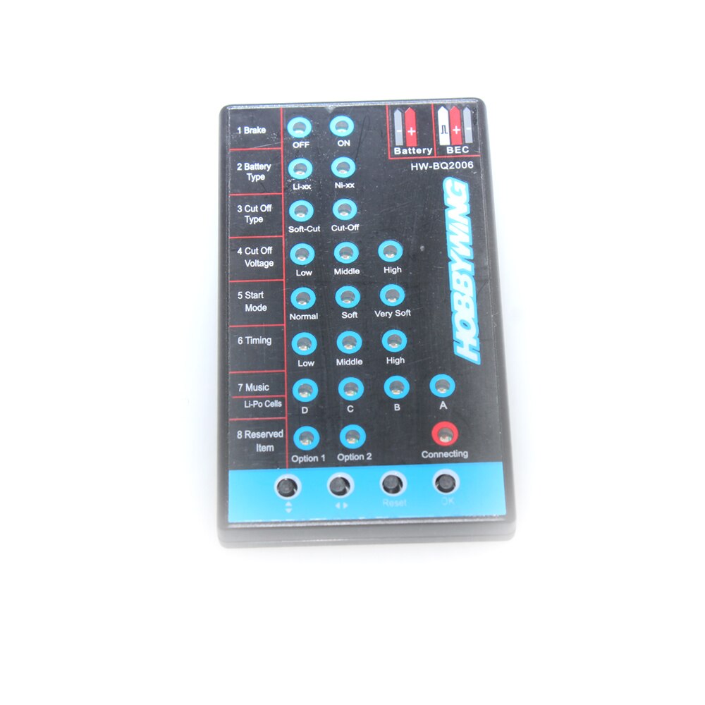 ESC Programming LED Program Card for RC Toy Car for Hobbywing Brushless ESC F17839