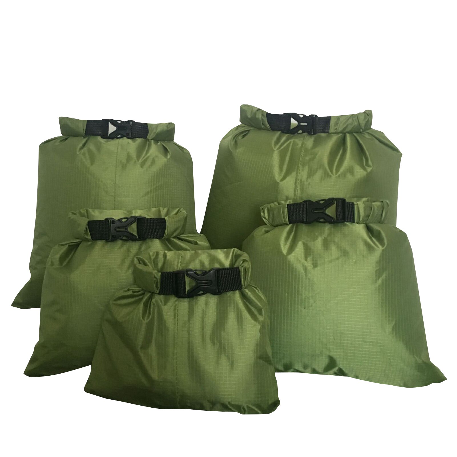 5 Pcs/Set Outdoor Swimming Waterproof Bag Camping Rafting Storage Dry Bags: 02