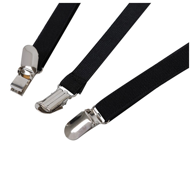Sort y tilbage elastisk selerem bukser seler justerbar til dame