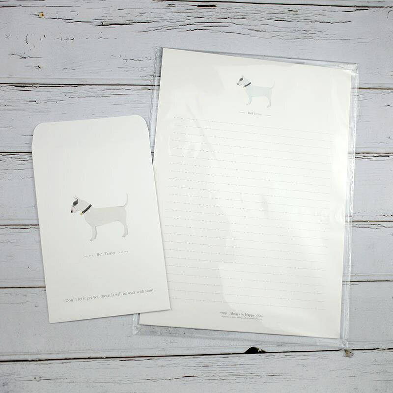 Kawaii Dog Letter Envelope Set Simple Cute Cartoon... – Vicedeal