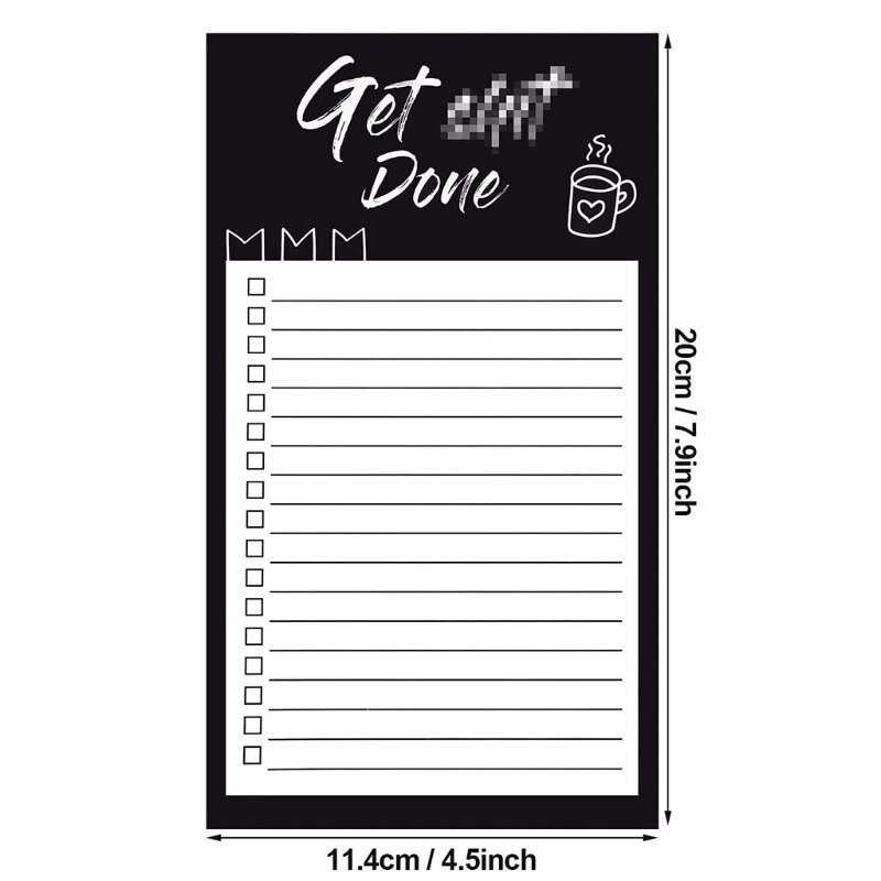 Magnetic Notepads Cute Memo Pads 50 Sheets To Do List Grocery Shopping List for Office Home School Kids Teens Adults
