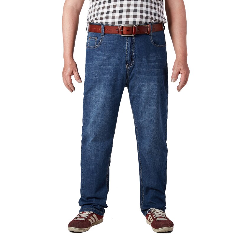 Classic Straight Baggy Male Jeans Summer Thin Casu... – Grandado