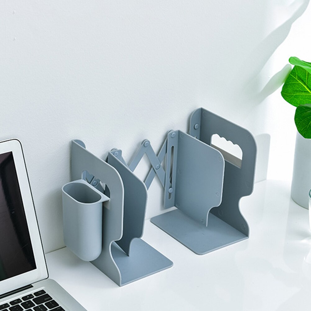 student pulpit stojak na książkę materiały biurowe Organizer prosty styl metalowe podpórki stojak na książkę chowany regał