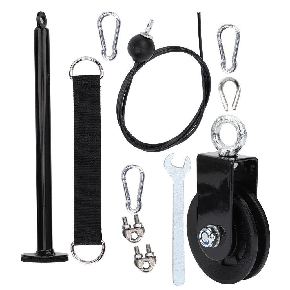 Gør-det-selv remskive reb indenlandsk high-order pulldown arm styrke triceps fitness udstyr fitness fitness underarm træner kit