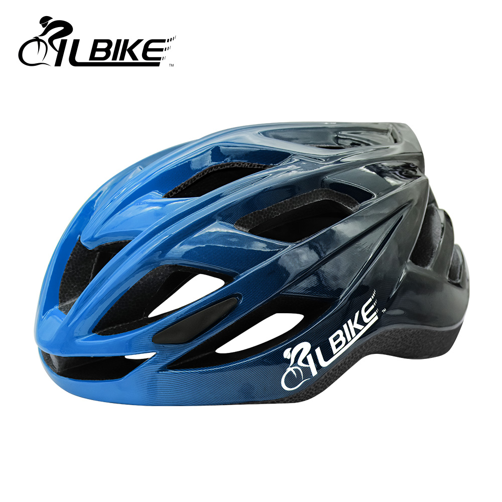 QYLBIKE Casco de ciclismo de seguridad Casco de bicicleta ligero ajustable para hombres adultos Mujeres Casco de bicicleta de montaña y carretera: Azul