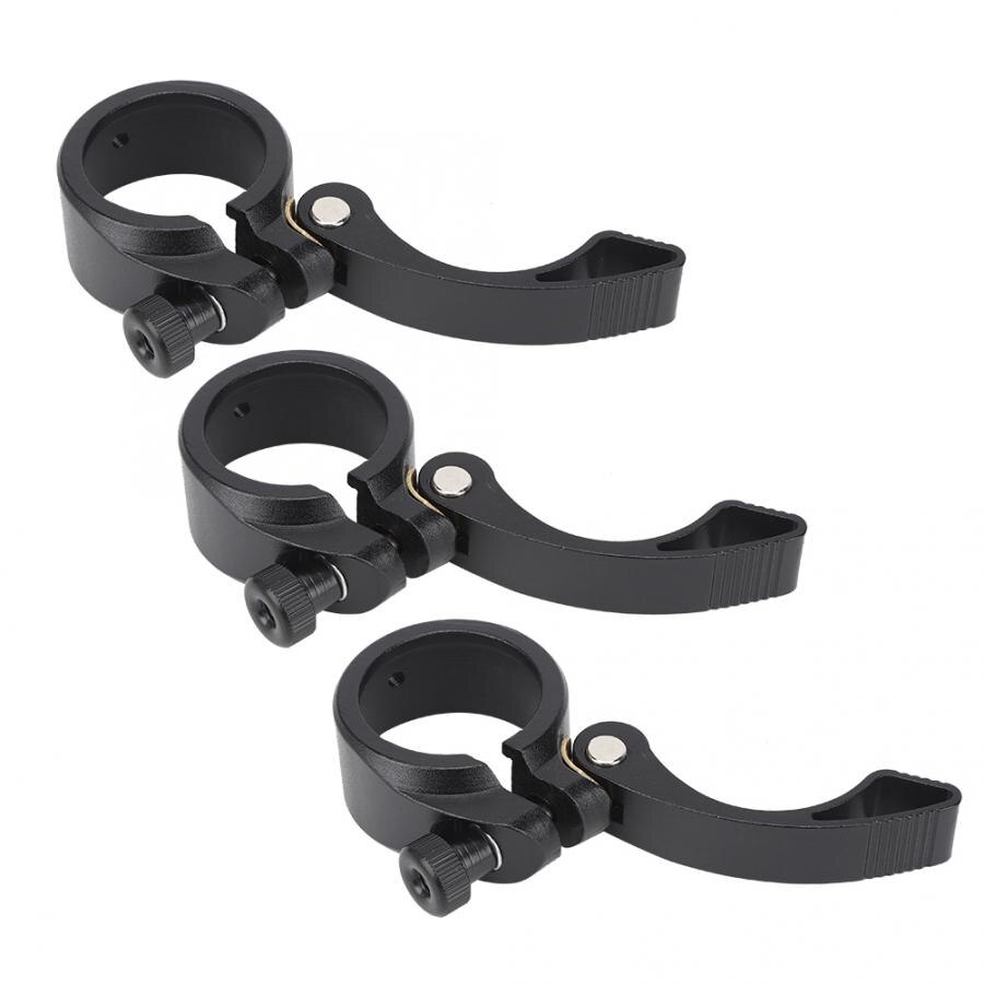 3PCS Bicycle Seatpost Clamps 40mm Aluminum Alloy Seat Tube Clip Bike Quick Release Seatpost Clamp Clip Bicycle Parts