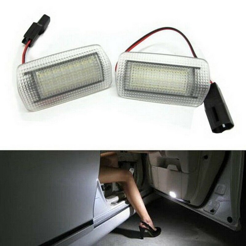 2Pcs for Toyota Land Cruiser 200 Series 150 Series Prado MK4 J150 Lexus ES240 IS250 LED Courtesy Door Light Bulb White