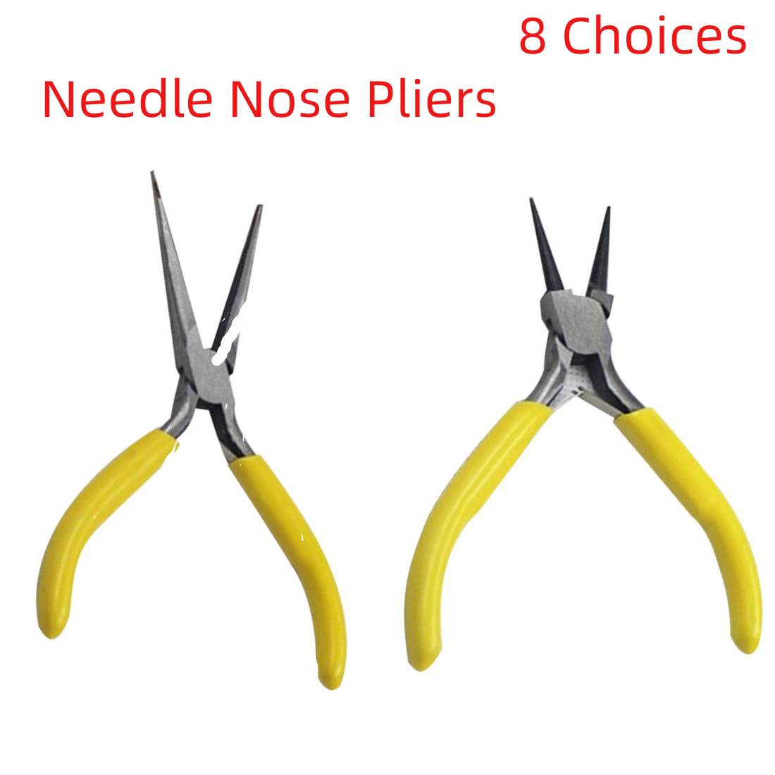 Hand Tools 8 Choices Long Round Nose Pliers Wire Crimping Cable Cutters for Jewellery Making Beading Pliers Tools Kit