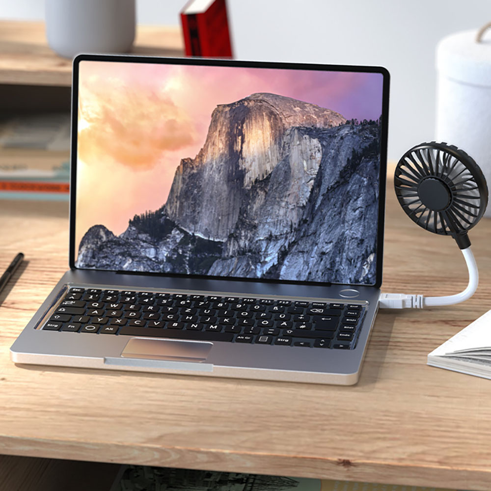 Mini USB Fan 360 Degree Adjustable Angle Foldable Cooling Fan Outdoor Office Desk Travel Portable Carry Fan Noiceless Mute Fan