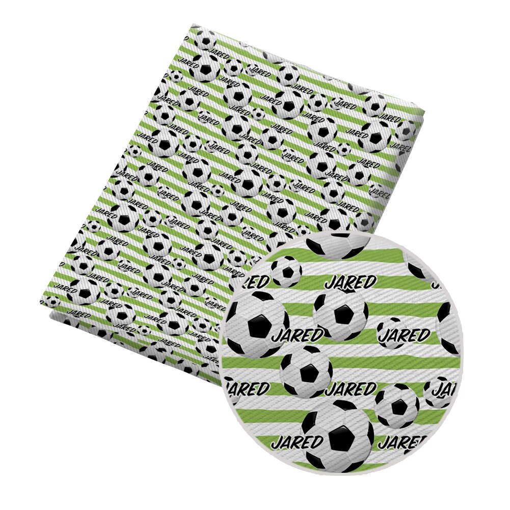 Twill Printed Sports Football Pattern DIY Twill Fabric Kids Sewing Patchwork Cloth Sheet 50*145cm: PL1097