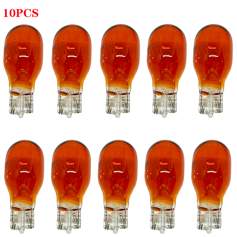 10 Uds T13 10W T15 W16W lámpara halógena vidrio transparente blanco cálido ámbar DC 12V 16W luz Interior bombillas halógenas: Azul oscuro / 3.000 K