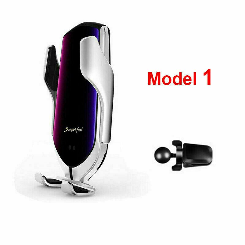 10W Qi bezprzewodowa szybka ładowarka zacisk inteligentny czujnik uchwyt samochodowy robić iPhone 12 mini 11 zawodowiec Max XS Samsung uwaga 9 10 S9 10 20: model 1