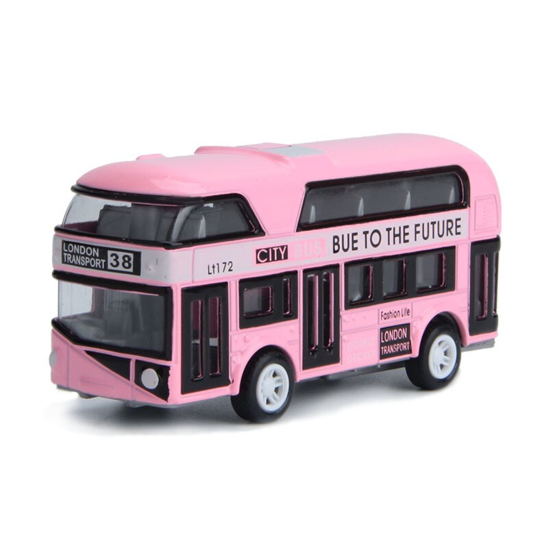Double-Decker Bus London Bus Auto Speelgoed Sightseeing Bus Voertuigen Urban Transport Voertuigen Commuter Voertuigen