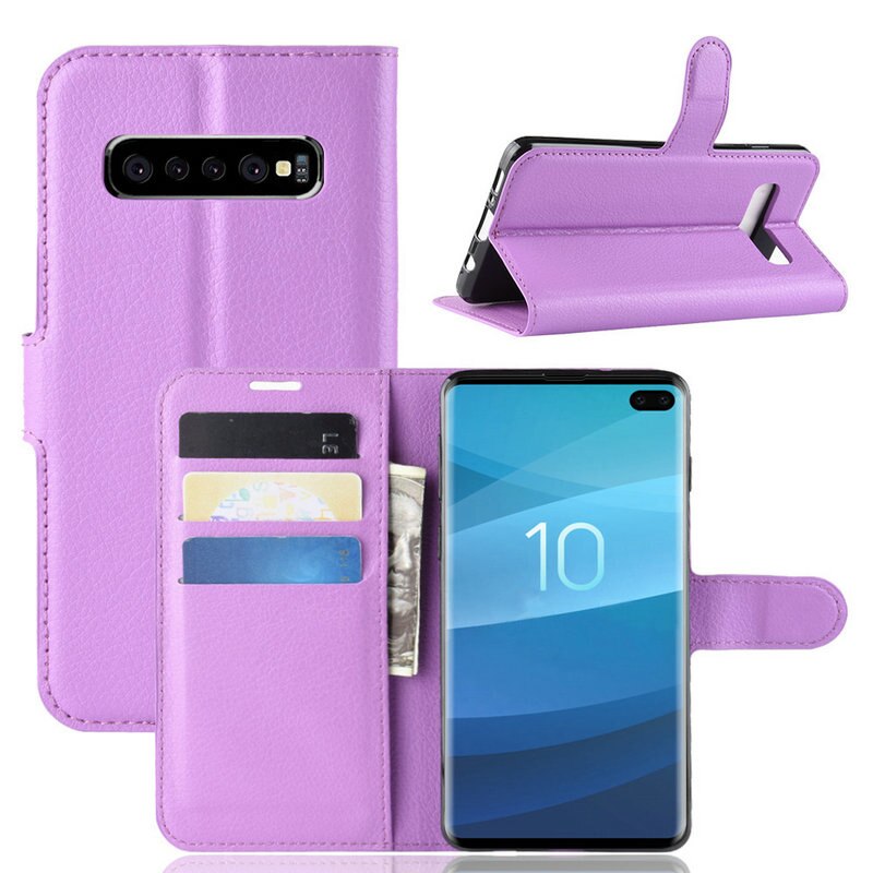 Brieftasche Telefon fallen für Samsung Galaxis S10 5G SM-G977N G977U G977F für Samsung Galaxis S10 Plus kippen Leder Abdeckung fallen Capa etui