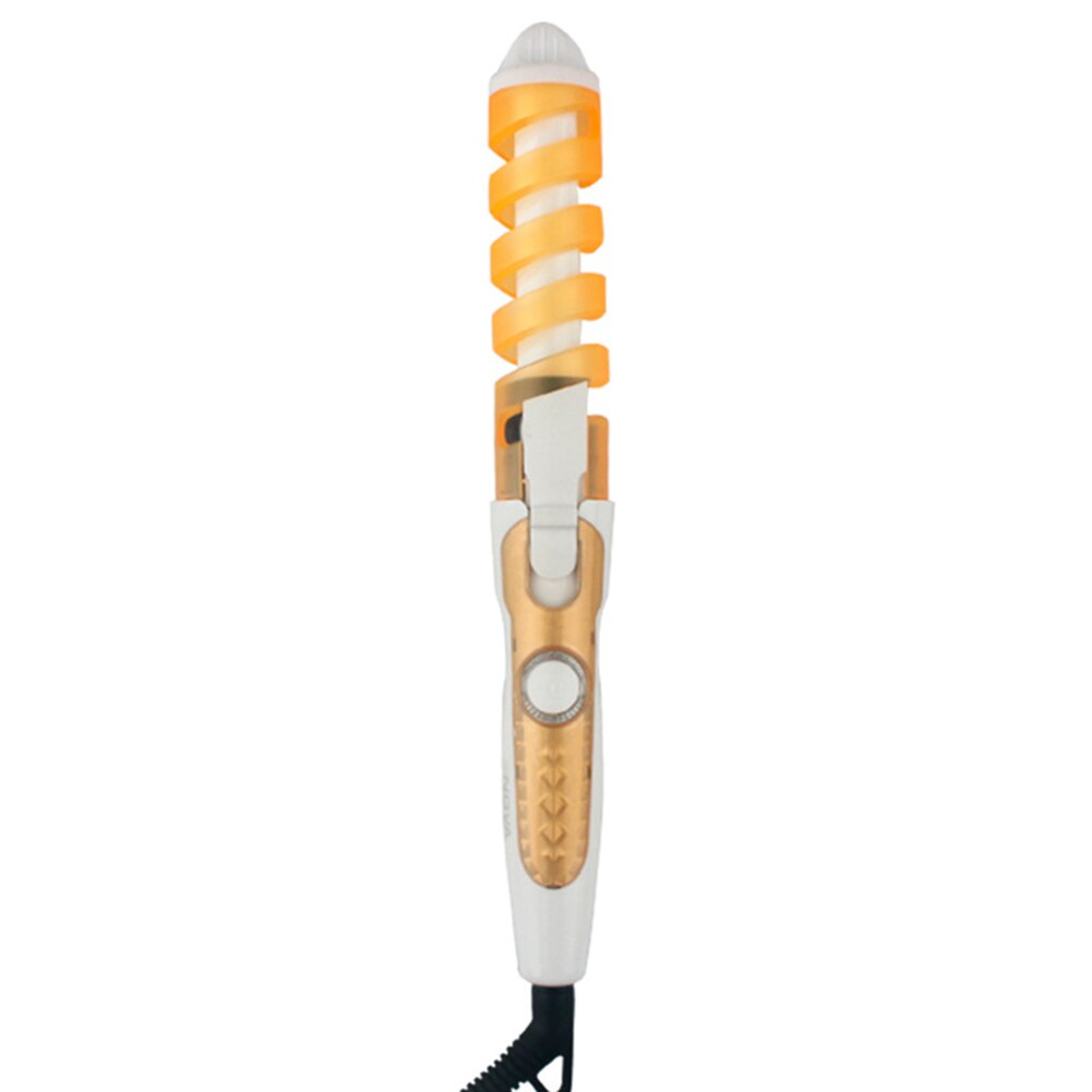 barril de cerámica magia tenacillas en espiral eléctrica rizador de pelo varita rizadora recto rizador Styler herramientas de peinado de la UE
