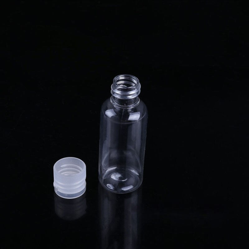 Frascos dispensadores de botellas con tapa de plástico vacío para viaje, 5/10/100 ml, 20/30 Uds.