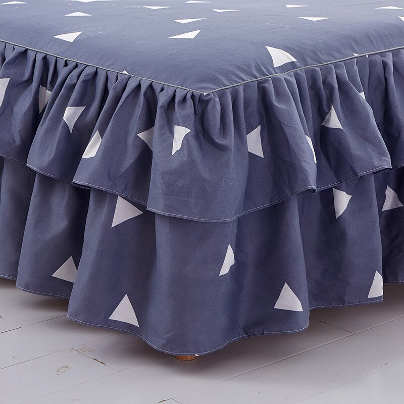 Belia Kreuz-grenze Bett Abdeckung Aloe Baumwolle Einseitig Bett Felsen Bett Abdeckung Koreanische Prinzessin Bett Abdeckung Drei-stück Bett Gesetzt