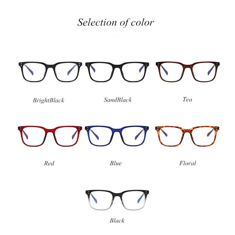 Vintage Woman Eye Glasses Frame Men Computer Eyeglasses Optical Transparent Myopia Glasses