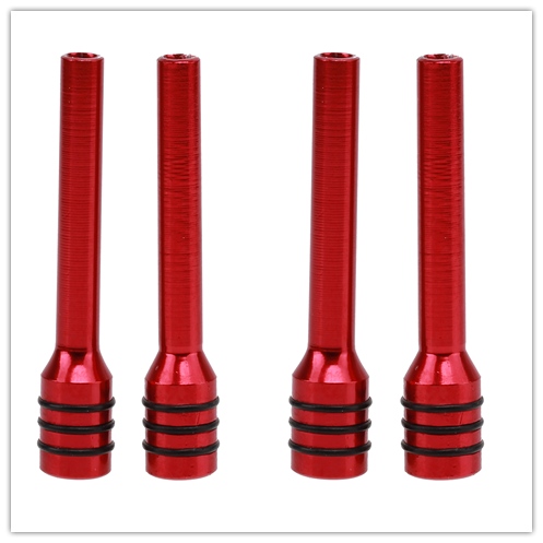 4pcs Car Alloy Door Lock Pins Lock Button Pin Screw Knob for Volvo S40 S60 S80 XC60 XC90 V40 V60 Any Cars XC40 360c V90 V40: Red-4pcs