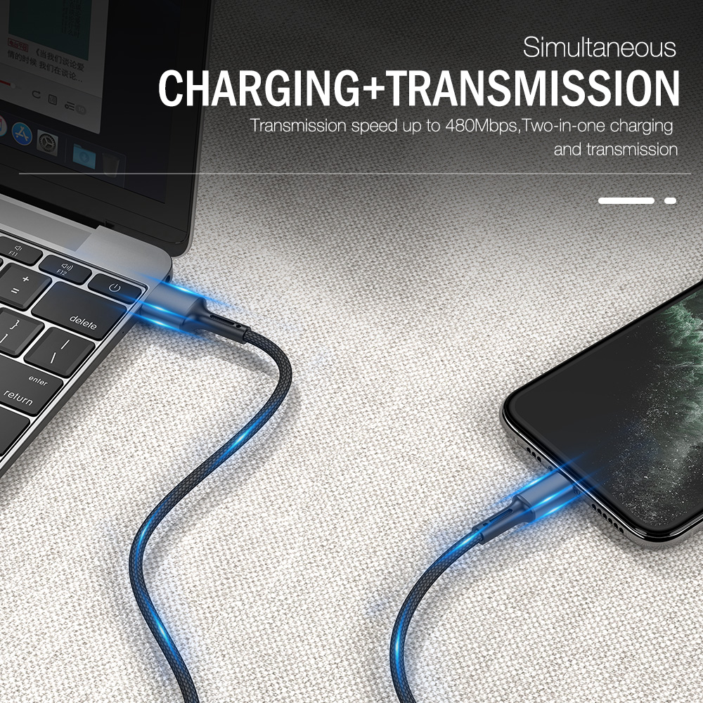 3a hurtigopladningsoplader usb-kabel til iphone 14 13 12 11 pro x xs max 5 6 s 7 8 plus apple ipad origin telefondatakabel ledning 2m 3m
