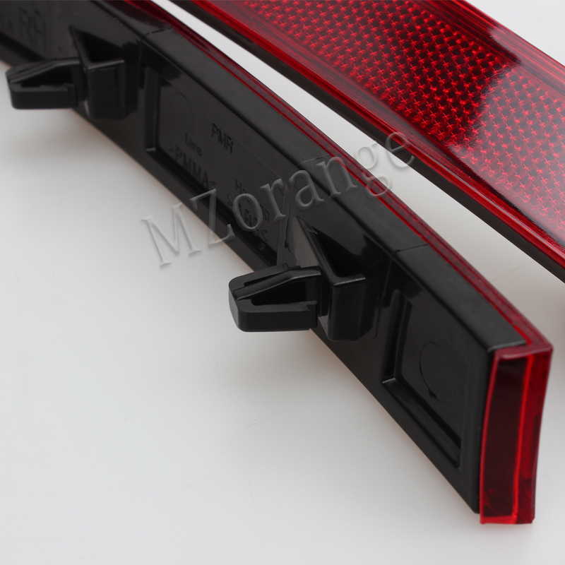MIZIAUTO Hinten Stoßstange Reflektor Für VW Touran verrotten Falsche Licht Bremse Lampe Dekorative Lichter