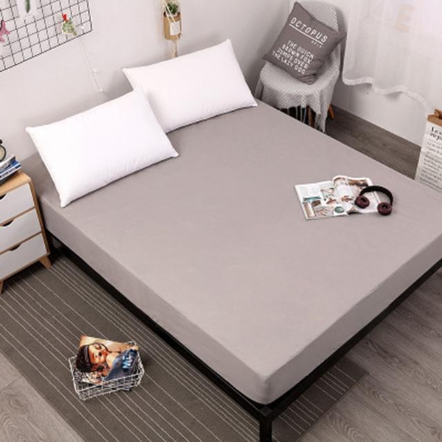 43 Beddengoed Matrashoes Matras Protector Pad Gemonteerd Stofkap Cover Vocht Beschermende Matrashoes: Light Grey / 90 X 200 X 30 CM