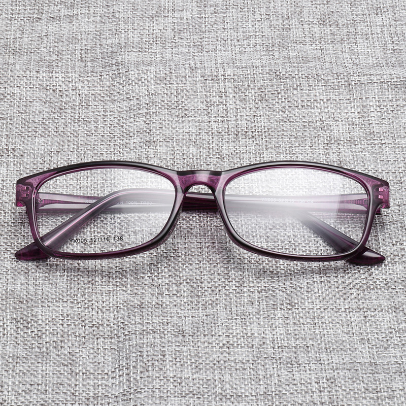TR90 women eyeglasses frame transparent clear myopia retro optical eyewear frame #2-YX005