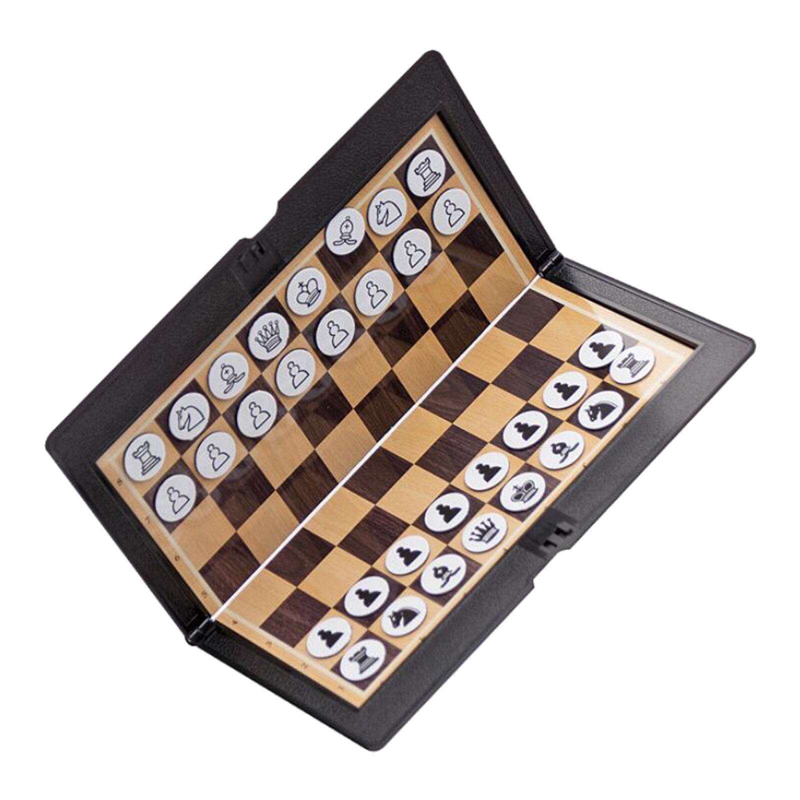 Mini Foldable Magnetic Chess Board Travel Set Portable Board