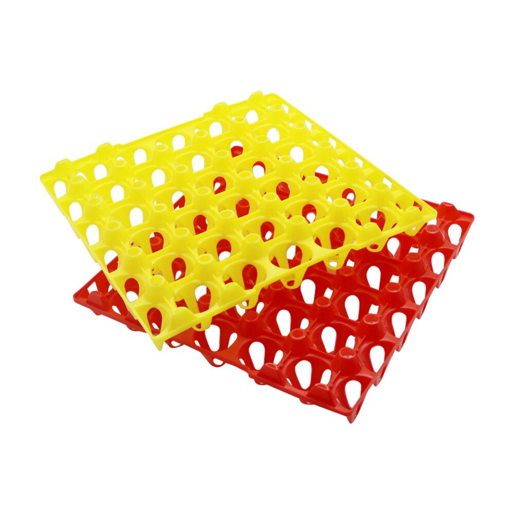 30 Eggs Capacity Commercial Chicken Farm Plastic Layer Egg Tray Turnover Transport Tool Poultry Equipment 29x29x5cm 2 Pcs