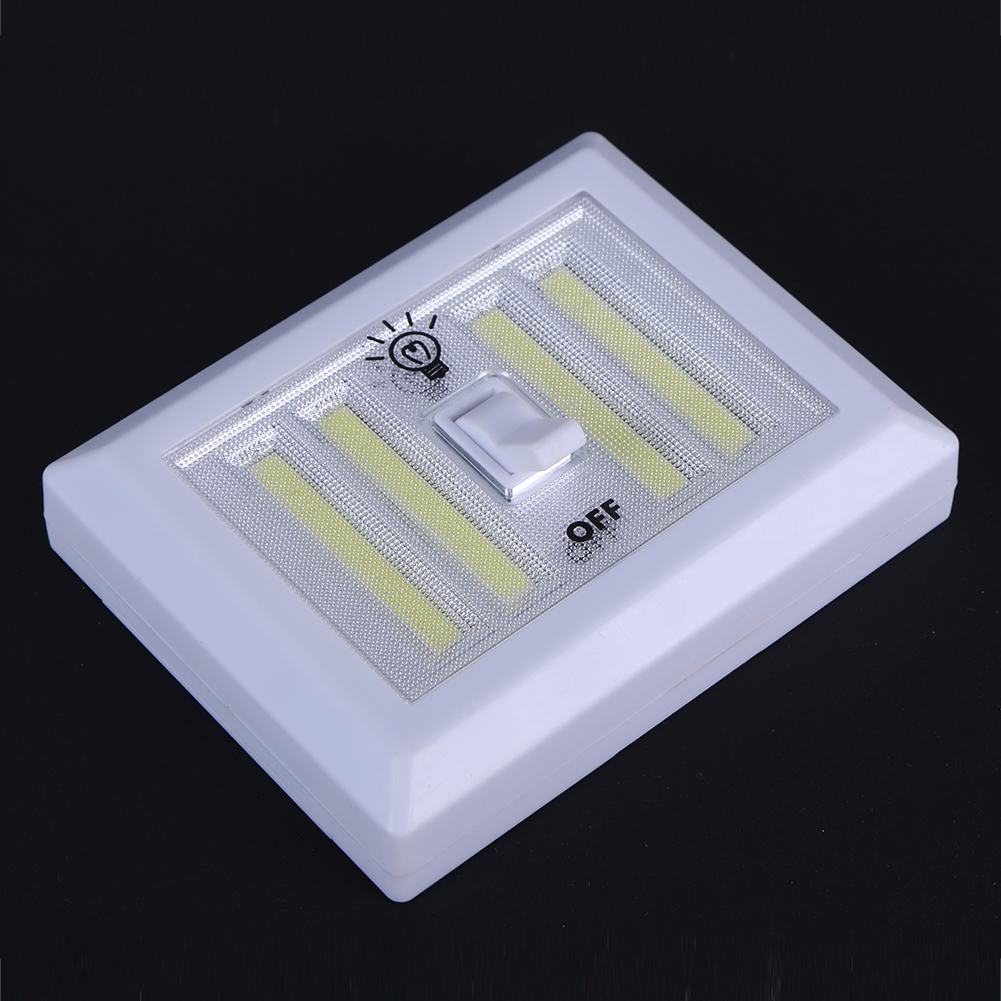 8W Wall Switch Night Light Corridor LED Lamp Outdoor Emergency Lights Battery Operated