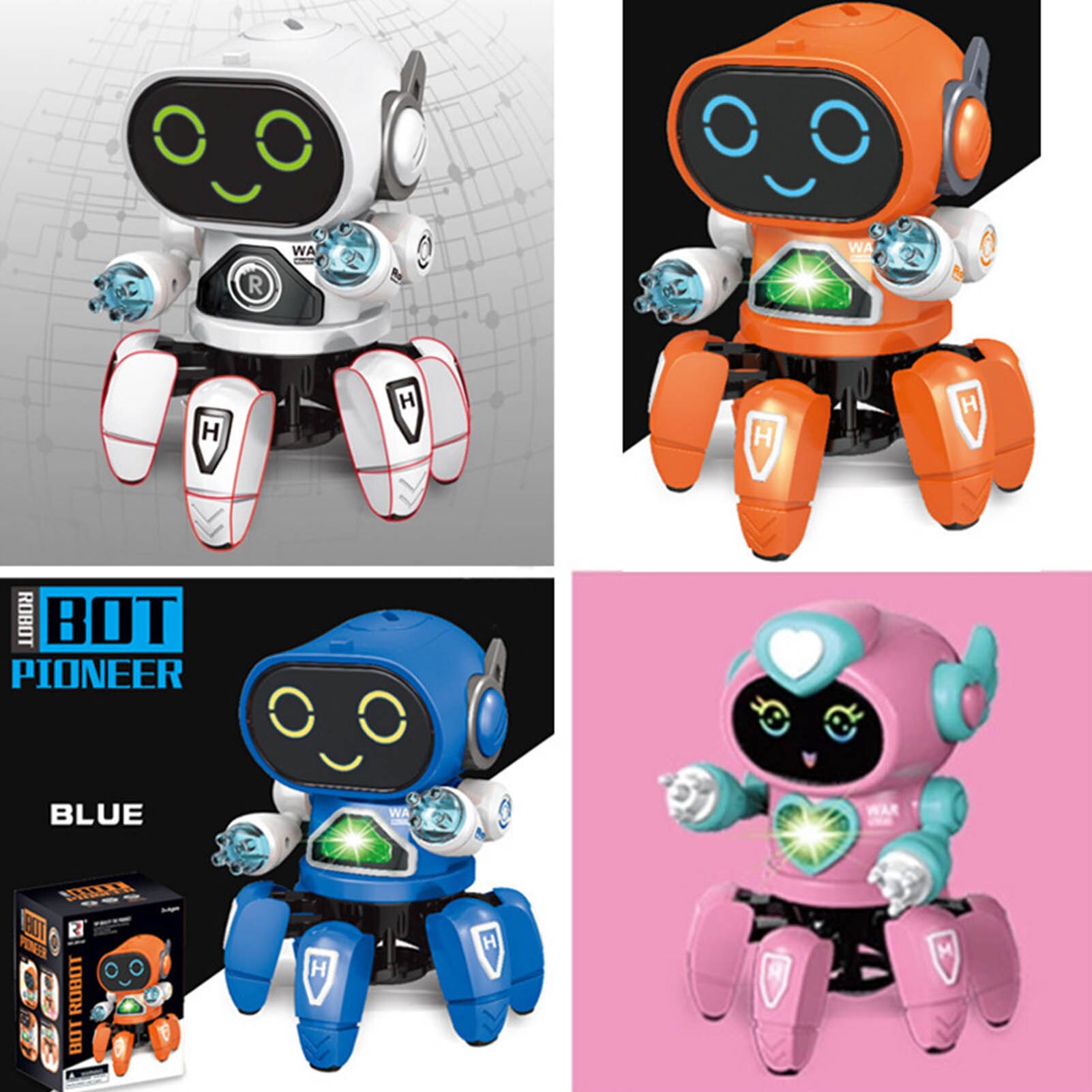 Dans Voice Smart Robots Commando Talen Versies Touch Control Speelgoed Interactieve Robot Leuke Speelgoed Voor Kinderen