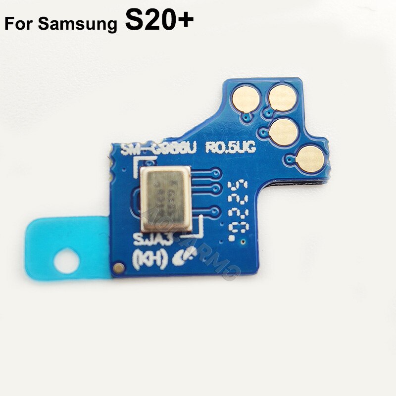 Aocarmo Voor Samsung Galaxy S20/S20 +/S20 Plus/S20U Top Microfoon Module Element Ruisonderdrukking Microfoon flex Kabel Vervanging Deel: S20 Plus