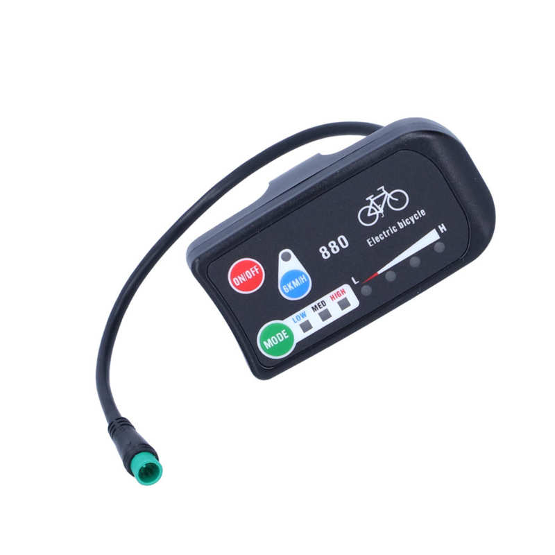 Elektrische Fiets Display Meter Elektrische Fiets Voor Kt‑ LED880 Display E‑bike 36V 48V Display Meter E‑bike Accessoires