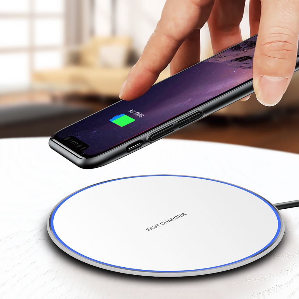 Qi Draadloze Oplader Pad 20W Snel Opladen Voor Samsung S20 S10 Note 10 Iphone 11 Pro Xs Max X 8 Plus Draadloze Quick Lading