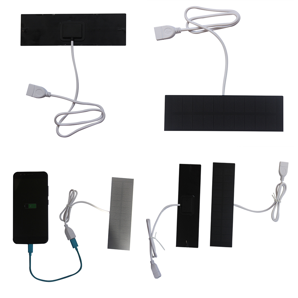 Mini powerbank z panelem słonecznym, przenośnym akumulatorem i ładowarką słoneczną usb do telefonu, wentylatora i światła