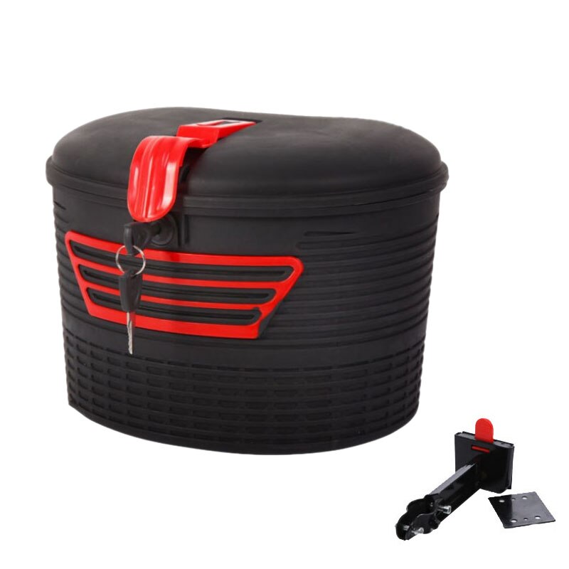 Cesta de transporte trasera de almacenamiento de Scooter eléctrico con bloqueo para Scooter Eléctrico plegable Xiaomi M365: Default Title