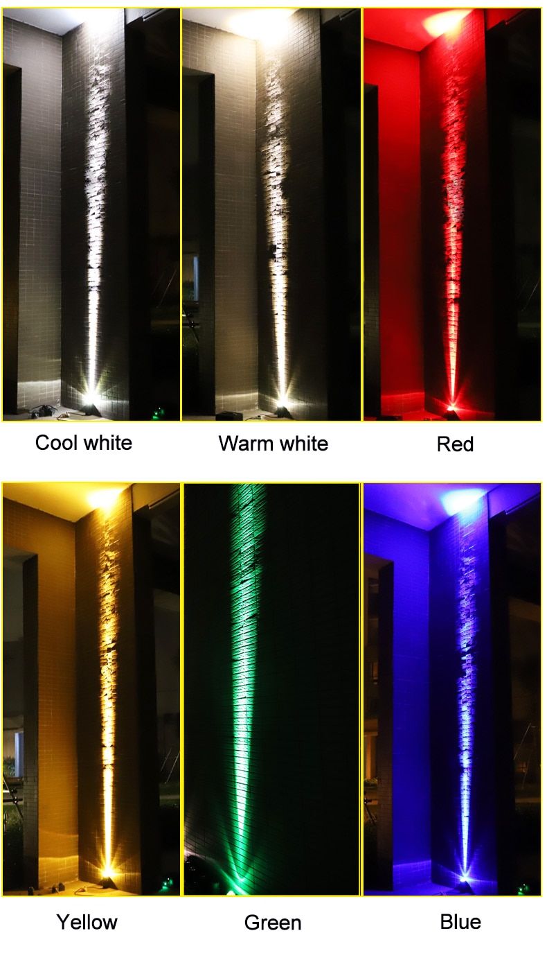 Led projektør udendørs vandtæt  ip65 udendørs led spotlight 10w led spot lys udendørs belysning smal vinkel høj effekt zfg 0004