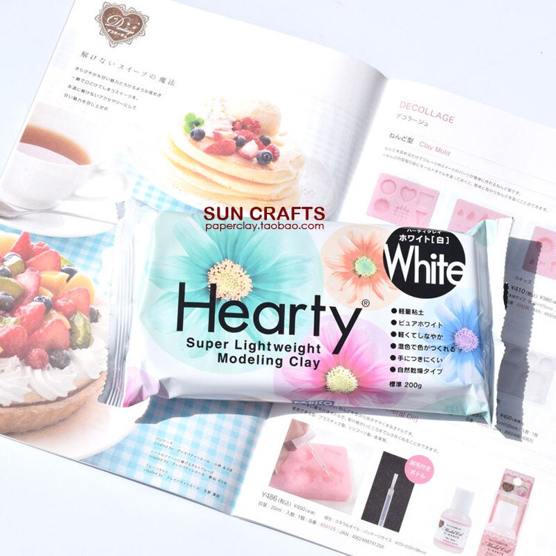 10 Colors PADICO Modeling Clay Hearty Super Lightweight ,Japan imports ultralight clay